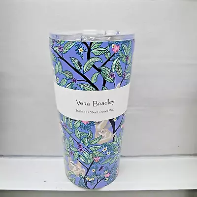 VERA BRADLEY Sloth Hanging Around 20 Oz  TRAVEL MUG NWT • $26.99