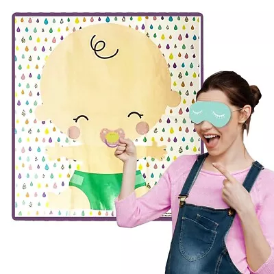 Pin The Dummy On The Baby Shower Party Game Mum New Born Fun Party Games UK • £3.20