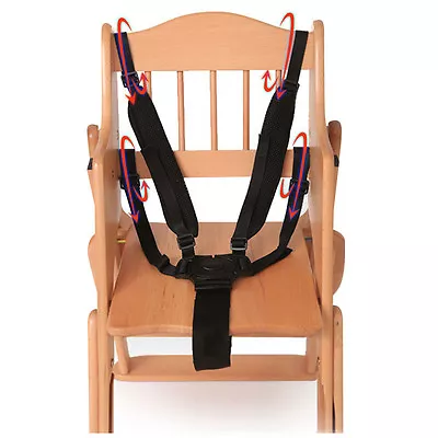 $15.68 • Buy 5 Point Harness Kids Safe Belt Seat For Stroller High Chair Pram  B*mx