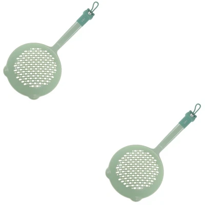 £16.34 • Buy  2pcs Fry Oil Mesh Strainer Household Round Colander Ladle Kitchen Pasta