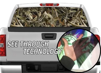 $44.98 • Buy P330 CAMO Deer Rear Window Tint Graphic Decal Wrap Back Pickup Graphics
