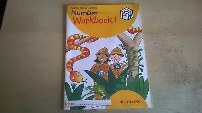 Collins Primary Maths Number Workbook 1 - Home Schooling Work Book Age 4-6 Years • £4.99