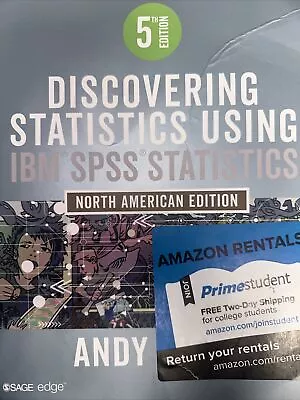 Discovering Statistics Using IBM SPSS: North American Edition - Paperback - Fair • $35