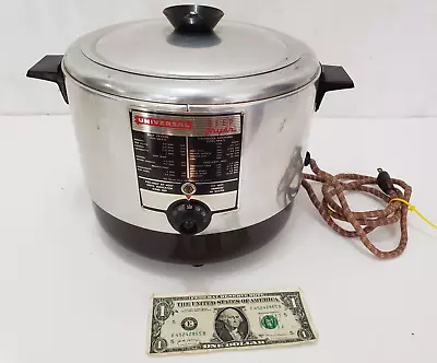 Landers Universal  Deep Fryer Countertop All Metal Vintage EA-8105 - TESTED Read • $40.79