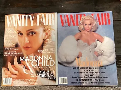 2 Madonna  Vanity Fair Magazines Cover Story April 1991 March 1998. L • $27