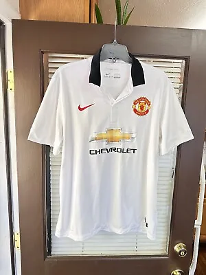 Authentic Nike Manchester United 2014 Away Football Soccer Jersey Kit 611032-106 • $75