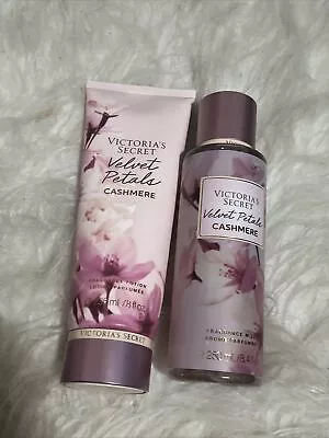 Victoria's Secret Fragrance Mist & Lotion Set Lot Of 2 VELVET PETALS CASHMERE • $40