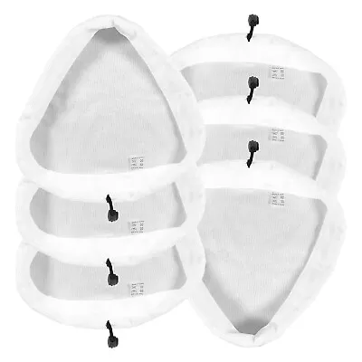 Pads For WOLF Steam Cleaner Mop 1500W Super H2OT 10in1 Cloths Covers X 6 Pack • £11.99