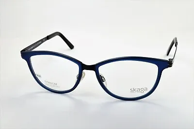 SKAGA 2537-U GIESSE 101 Matte Blue 53-17-135 TITANIUM Eyeglass Frames ITALY S846 • $32.99