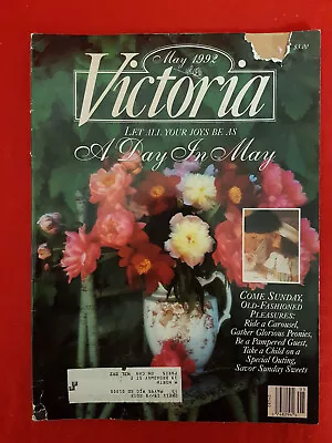 Victoria Magazine. May 1992.  Bite On Cover. • $5.06