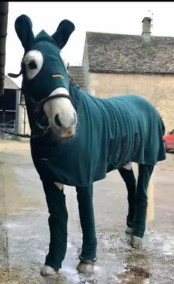 HORSE ALL IN ONE'S - Fleece Full Body Suit / Fleece Hood / Fleece Rug • £129.99