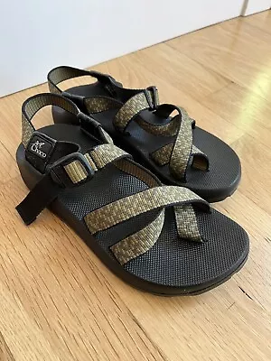 Chaco Z1 Classic Green Black Stripe Women’s Size 6  Vibram Sole Hiking Sandals • $23.99