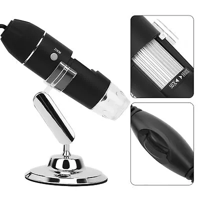 X4 1600X LED Microscope Digital Microscope Camera HD Handheld Microscope • $17.69