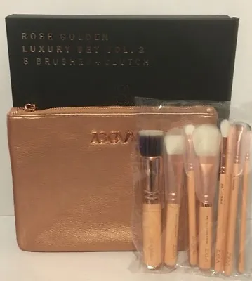 ZOEVA Full Set 8 Brushes Rose Golden Luxury Set Vol 2 NIB Authentic • $159.99