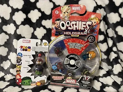 Marvel Ooshies XL Hologram Series 6 Figure Pack & Tsum Tsum Bundle NEW GIFTS • £9.95