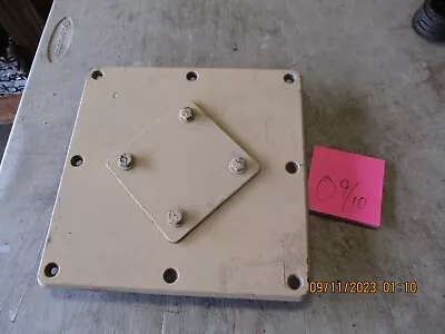 Thick Square Aluminum Plate W/Antenna SpringBase Mount For Military Application • $45