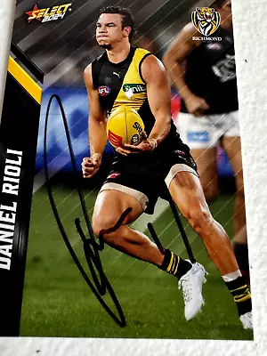 Daniel Rioli **hand-signed** Richmond Tigers 2024 Select Card • $12