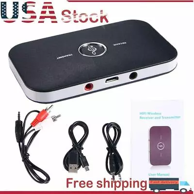 2in1 Bluetooth Transmitter & Receiver Wireless A2DP Home TV Stereo Audio Adapter • $8.39