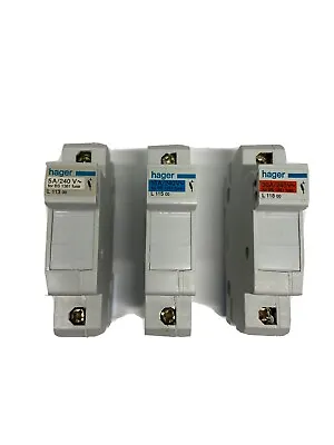 Hager L11300 5A  BS 1361 Fuse Carrier Module Consumer Unit • £5.49