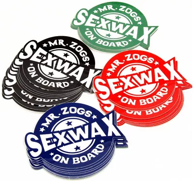 Mr Zogs Sex Wax Onboard Stickers 5 Pack • £12.39