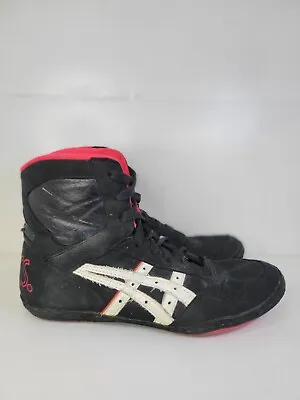 ASICS Lytes Wrestling Shoes  Mens Sz 8 Black And Red Vintage 90s RARE Boxing MMA • $375
