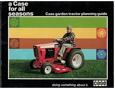 1970s J. I. Case Yard & Garden Equipment Catalog • $21