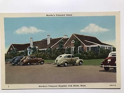 1930 Marth’s Vineyard Island Oak Bluffs Massachussetts Postcard • $3.99