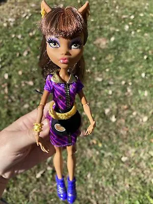 Monster High Clawdeen Wolf Coffin Bean Doll  • $20