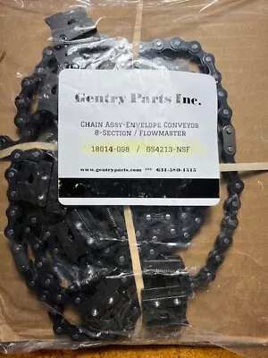 Chain Assy -Envelope Conveyor 8-Section STEEL NEW  18014-008 Pitney Bowes (6x9) • $647