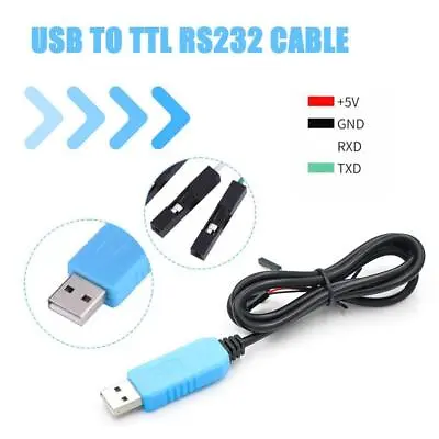 PL2303TA USB To TTL RS232 4 Pin Serial Converter Cable For Win Universal K8A9 • $7.40