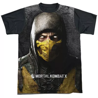 Mortal Kombat X Finish Him Adult Halloween Costume T Shirt (Black Back) S-3XL • $19.99