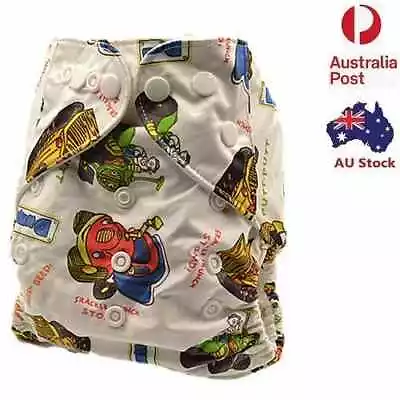 Boyish Modern Cloth Nappies Baby Cloth Pocket PUL Nappy Baby Pants Pilcher (D225 • $8.99