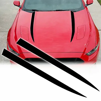For Ford Mustang 2015-2023 Cowl Hood Spears Stripe Vinyl Decal Graphics Sticker • $18.97