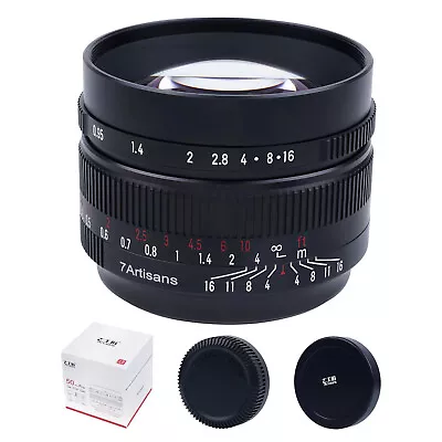 7artisans 50mm F0.95 Portrait-length Manual Lens For APS-C Fuji X-mount Camera • $208.99