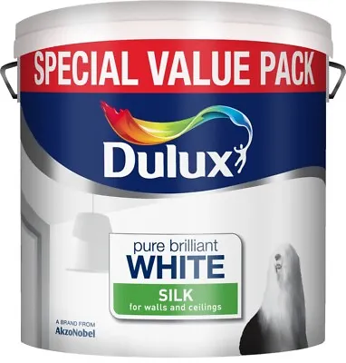 Dulux Silk Smooth And Creamy Emulsion Paint For Use On Walls/Ceilings 6 L • £24.72