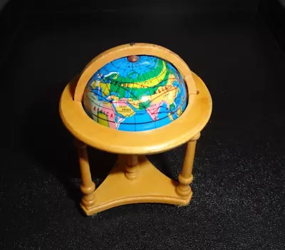 Miniature WORLD GLOBE ON STAND 1:12 For Dollhouse Diorama Dolls House • $19