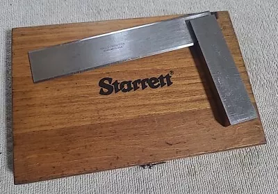 STARRETT No. 55 6  SQUARE W/BOX BEVELED EDGE TOOLMAKER MACHINIST TOOL  Box • $125