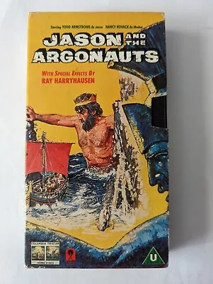 Jason And The Argonauts VHS Todd Armstrong Nancy Kovack  1963 Film  • £10