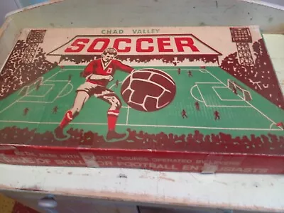 Vintage Chad Valley Soccer Tin Plated Football Game In Original Box 1950's/60's • £39.99