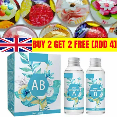 £6.99 • Buy Epoxy Resin Starter Kit 1:1 Crystal Clear For Craft Casting Art Coating 50ml UK