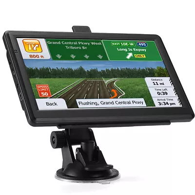 GPS Navigation For Car/Truck Touch Screen Maps W/ Spoken Direction 7  8G+256M US • $54.26