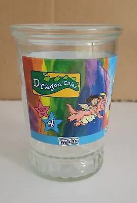 Welch's Jelly Glass Jars 2002 DRAGON TALES Catching Colors Number 4 In Series • $3.50