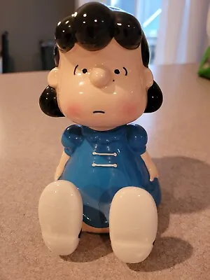 Vintage Schmid Lucy Snoopy Music Box 1970-1980 Ceramic Made In Japan. • $89