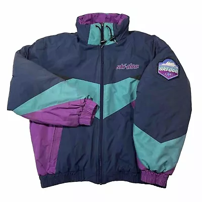 Ski-Doo ROTAX Bombardier Jacket Men’s Large Snowmobiling Skiing Vintage 90s • $75