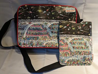 Official Wheres Wally Satchel Messenger Bag: Space And Tablet Case 7-9  • £15.99