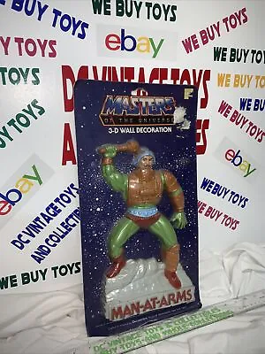 Brand New Sealed Masters Of The Universe 3-d Wall Decoration Man At Arms 1984  • $139.99