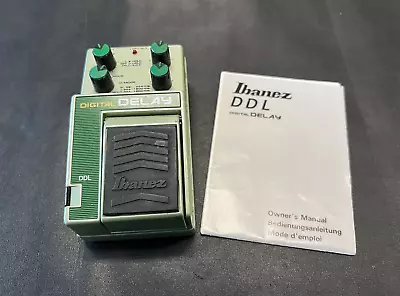 Ibanez  DDL Digital Delay Pedal. 1980's Made In Japan. W/manual • $149