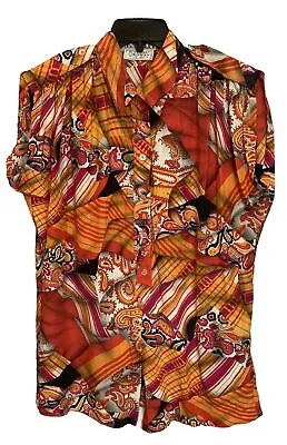 Vintage Escada Margaretha Ley Silk Top Size 34 Paisley Colorful Blouse W Germany • $64.88