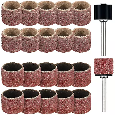22 Pet Nail Grinder Replacement Kit With Grit Sanding Bands Pet Nail Smoother Do • $11.99