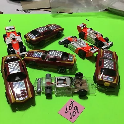 Vintage 8 Piece Group Tyco Slotless Car & Chassis Parts Group / For Parts / #109 • $36